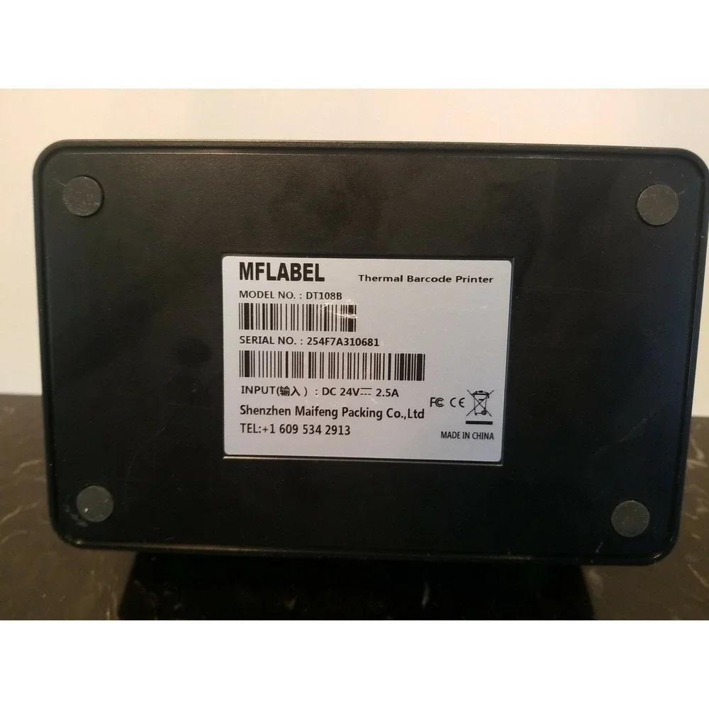 MF LABEL MFLABEL DT108B Thermal Barcode Printer - Read